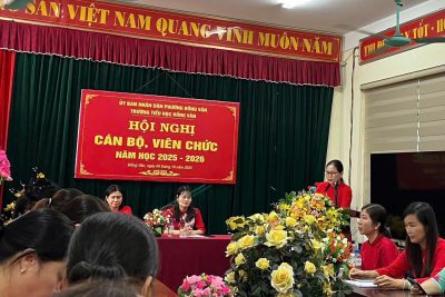 Hội nghị cán bộ viên chức Năm học 2025-2026